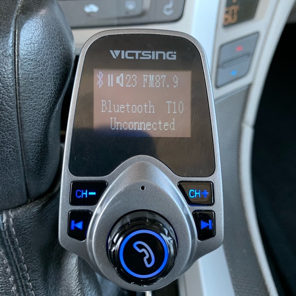 VicTsing T10 FM Transmitter, Bluetooth - Picture 2 of 12